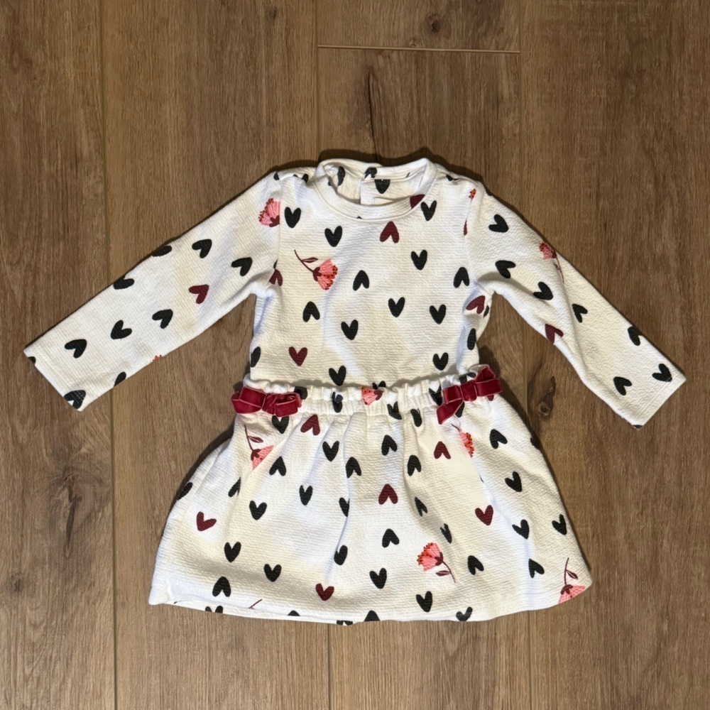Catamini Heart Printed Dress